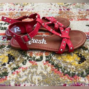 Refresh Women’s Studded Strappy Sandals USED